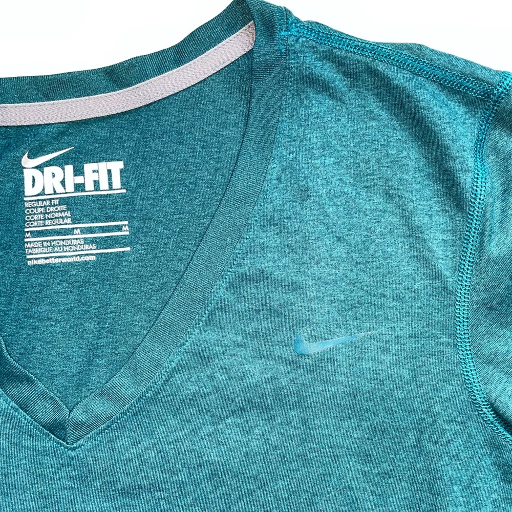 Nike Dri-fit v-neck long sleeve shirt - Picture 5 of 6